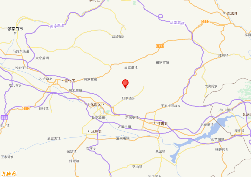2026年05月20日15时06分，在河北张家口市下花园区发生了M 2.1级地震，震中纬度40.57，经度115.38。