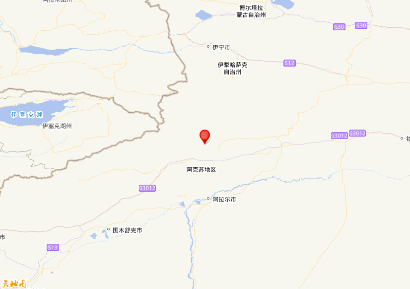 2026年07月11日23时40分，在新疆阿克苏地区拜城县发生了M 4.2级地震，震中纬度41.74，经度81.2。